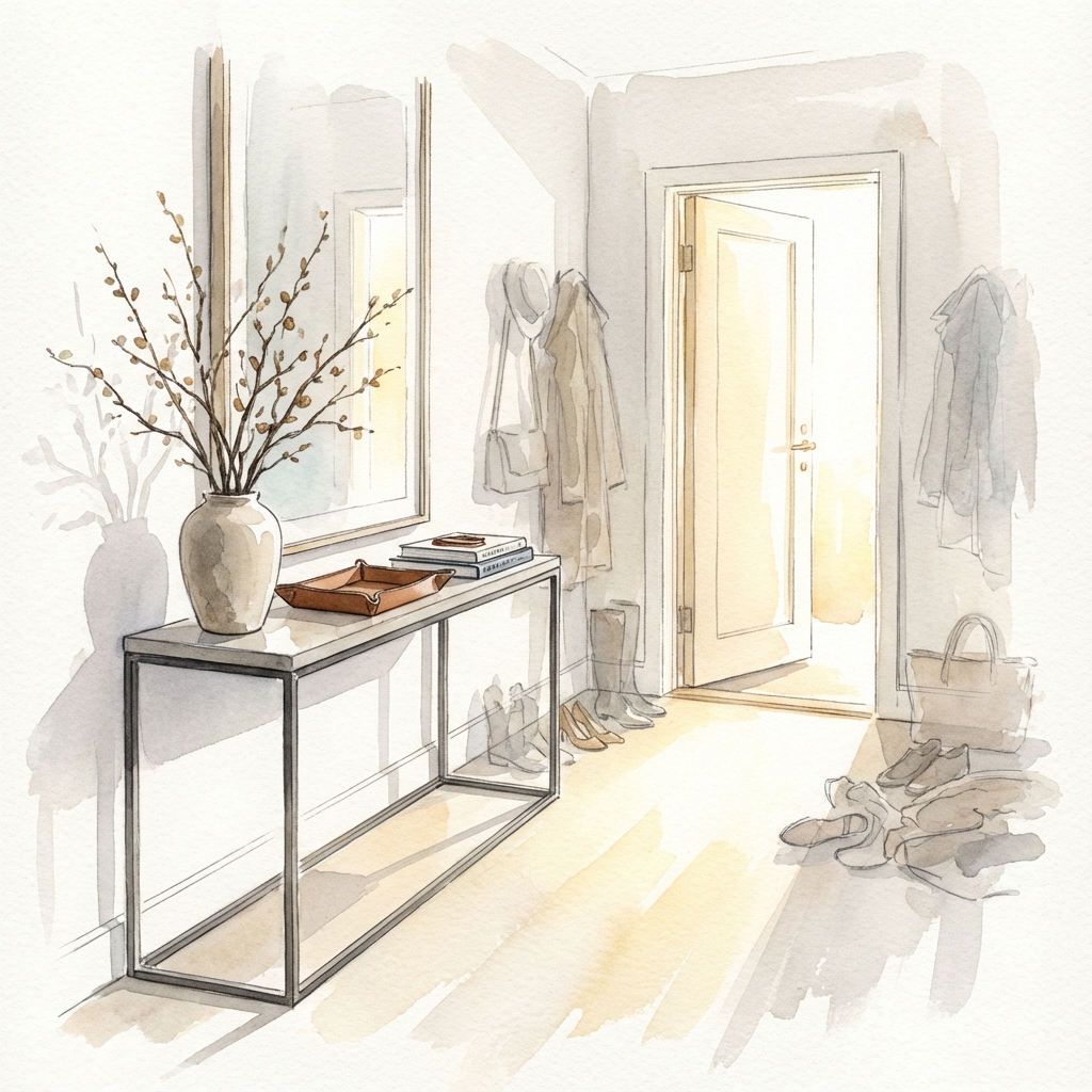 [Living Room] Entryway—Don't Make the Wealth God Do an Obstacle Course